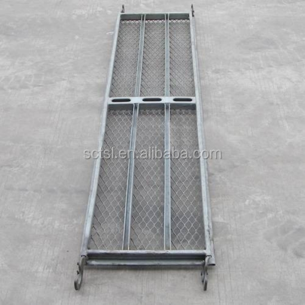 Tablas de metal para caminar