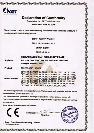 Declaración de Conformidad