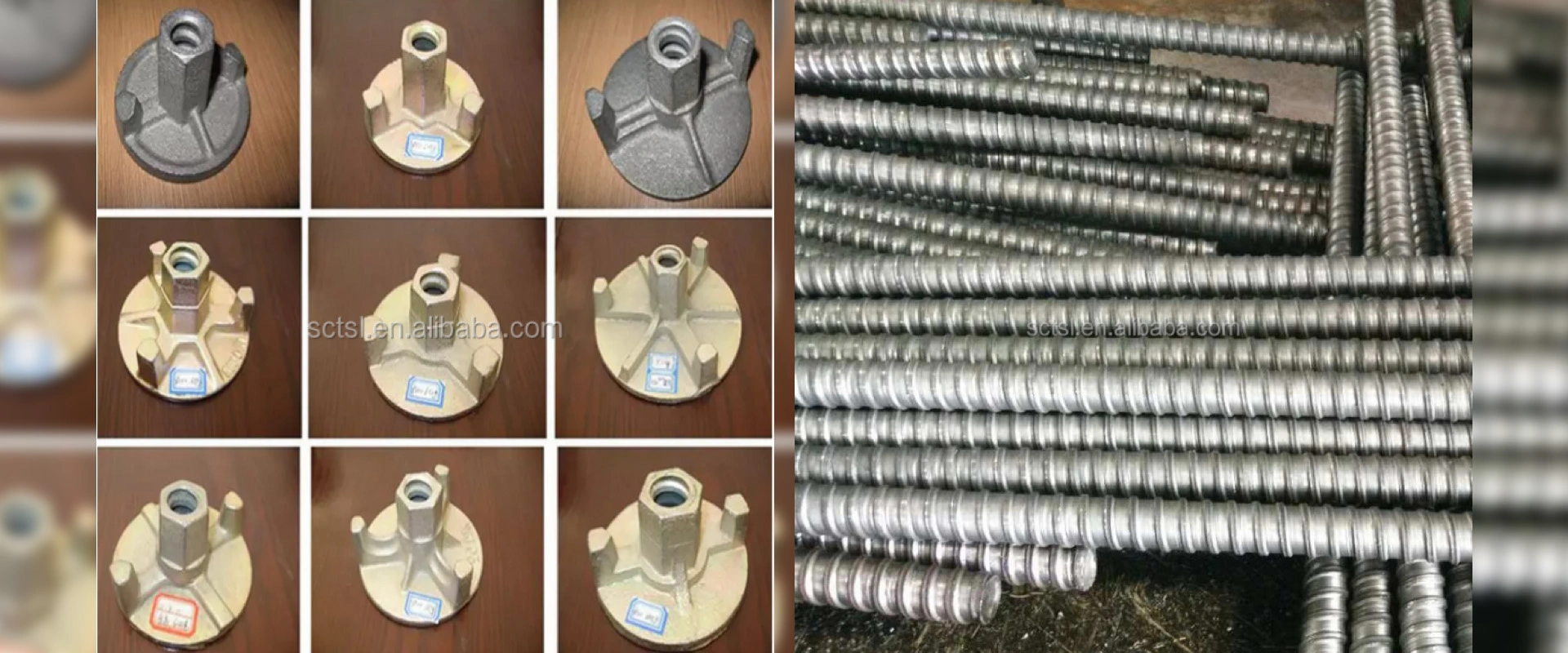 Tuerca de ala de corbata de encoquilla