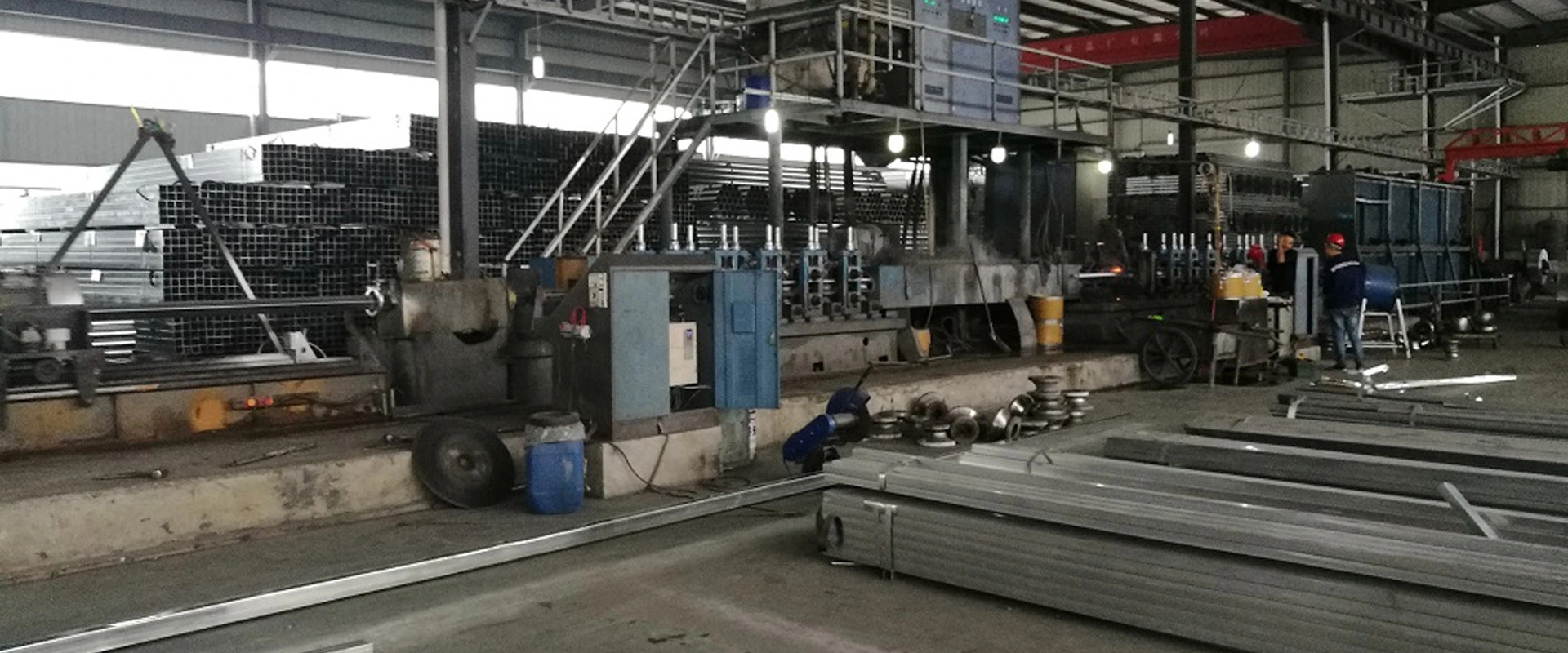 Tubería de acero soldada